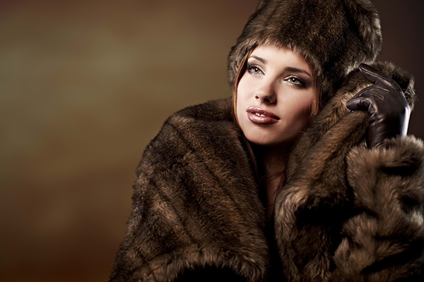 Fur coat from Dubai